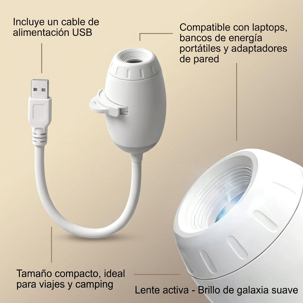Galaxy Glow | Proyector de Galaxia
